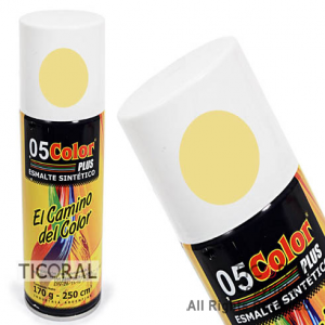 ESMALTE SINTETICO AMARILLO PASTEL AEROSOL X 250CC x 1